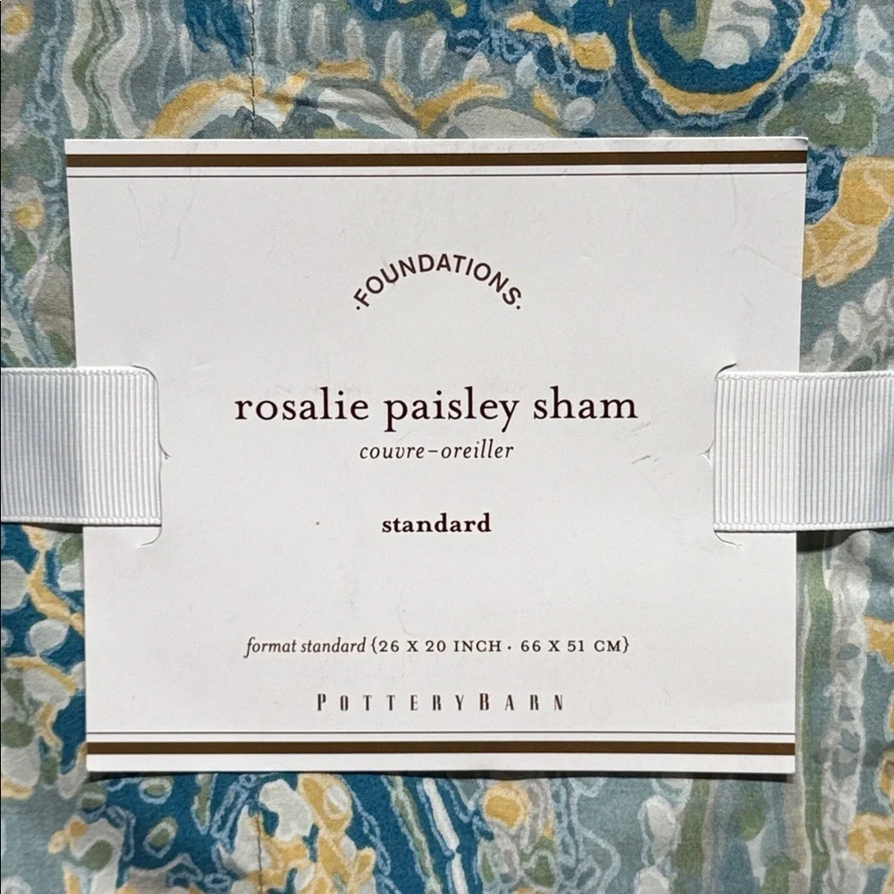 Pottery Barn Rosalie Paisley Sham